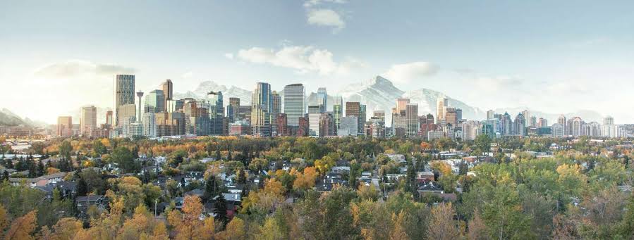 North East Calgary Skyline