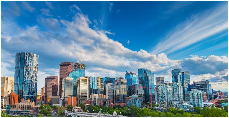 South West Calgary Skyline